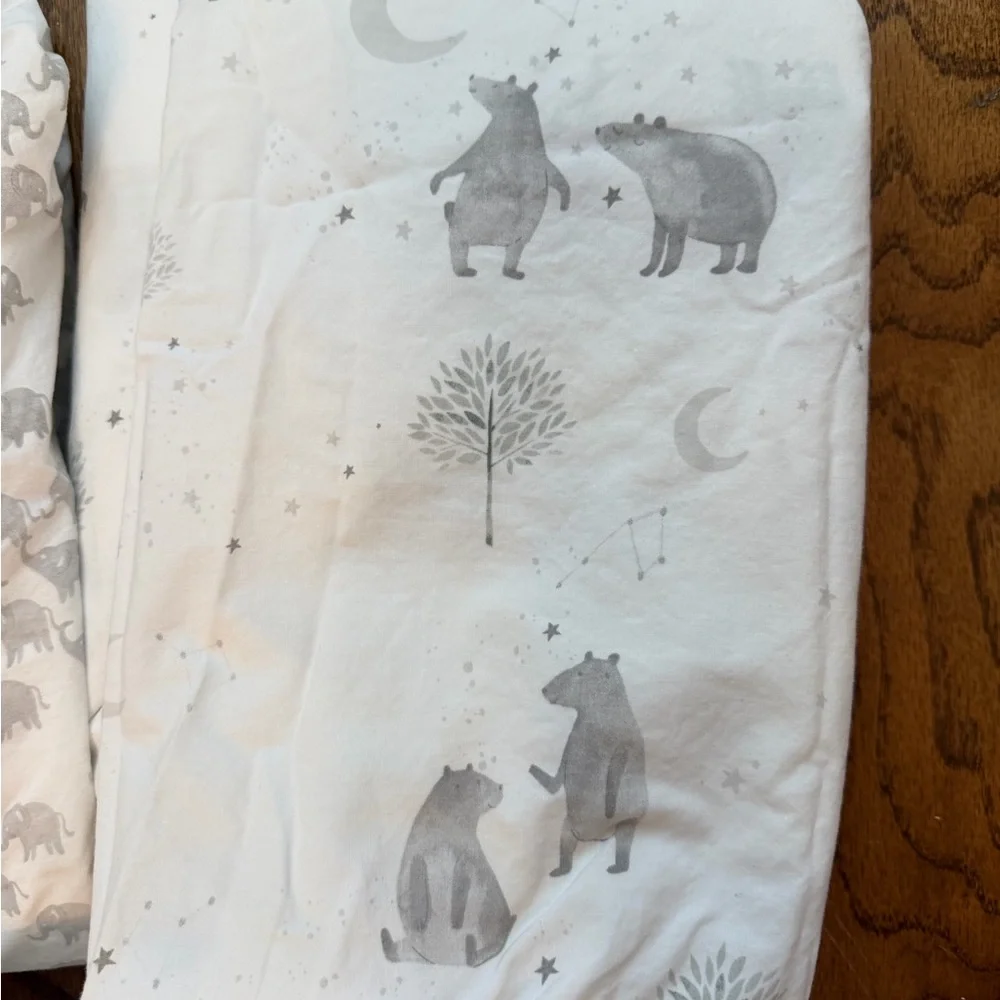 Pottery Barn Kids Gender Neutral Fitted Crib Sheets - Set of 4